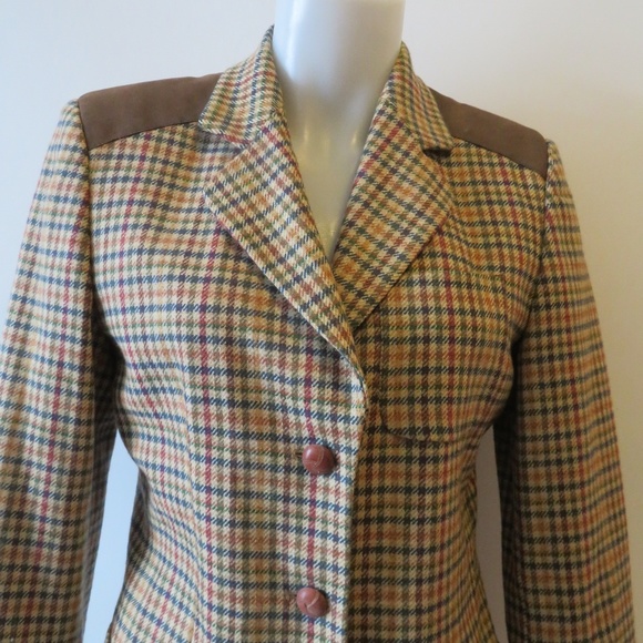 HENRY COTTONS TWEED BLAZER SIZE-40/ US medium - Picture 3 of 8
